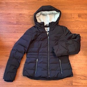 G.H Bass & Co Black Duck Down Puffer Jacket Size S
